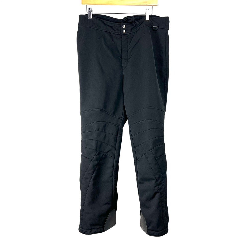 VTG Obermeyer Men's Black Ski Snowboard Pants Zip Legs Sz 36 Made in Austira